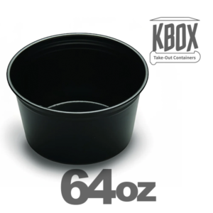 64oz 圆形餐盒 Round food container(水煮鱼 麻辣烫) FH64|150set