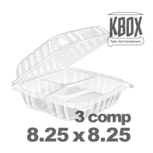 三格透明沙拉碗 Clear Salad Bowl 3 comp C93|250set