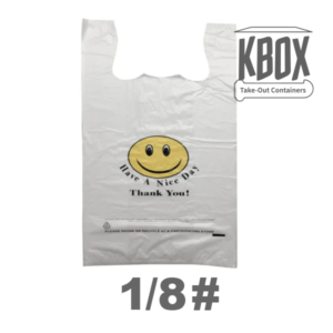 笑脸透明1/8塑料袋 Plastic bag 500pcs