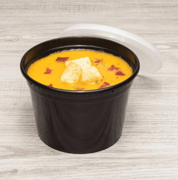 64oz 圆形餐盒 Round food container(水煮鱼 麻辣烫) FH64|150set - Image 2